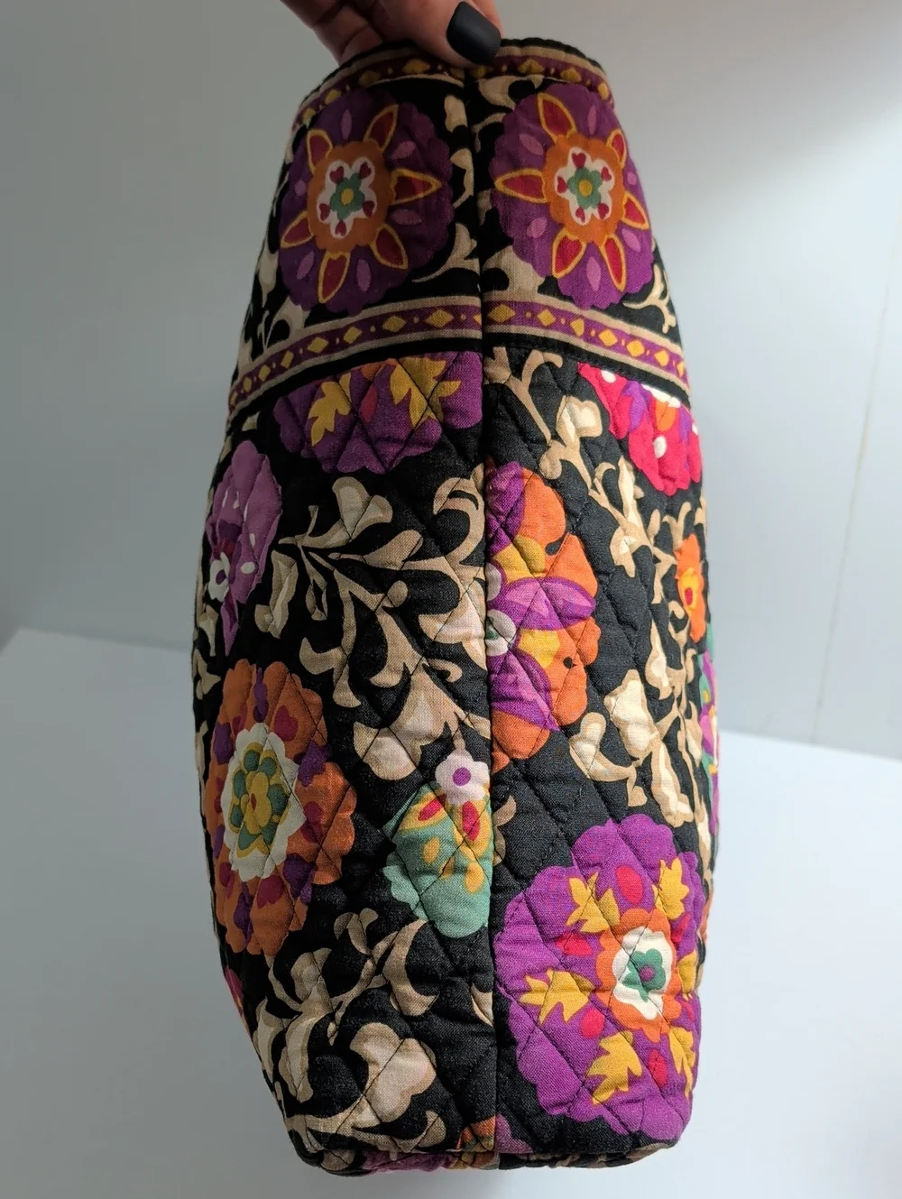 Vera Bradley Quilted Tote Bag Retired Print